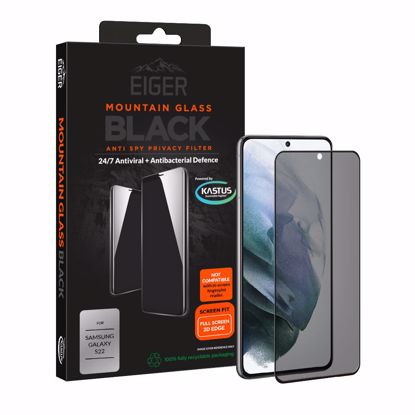 Picture of Eiger Eiger Mountain Glass Black Privacy Screen Protector 3D for Samsung Galaxy S22