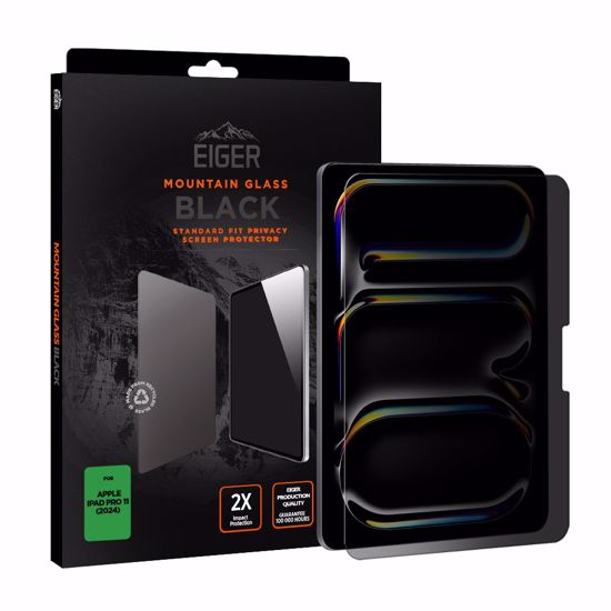 Picture of Eiger Eiger Mountain Black Privacy Tablet Screen Protector GRS for iPad Pro 11 (2025) / (2024)